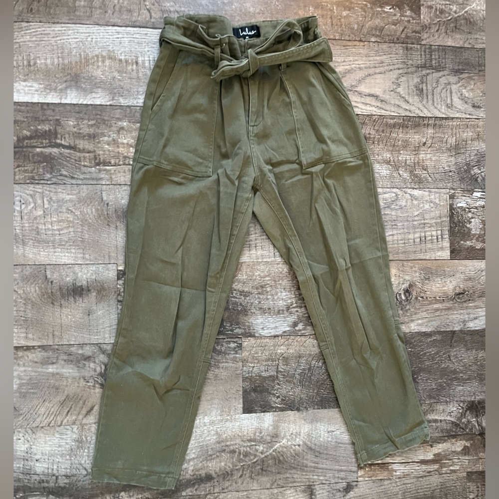 Lulus Paperbag Waist Pants